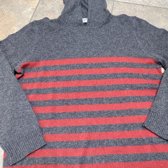 Culture Phit Hooded Striped Sweater Sz Lg - Picture 1 of 4